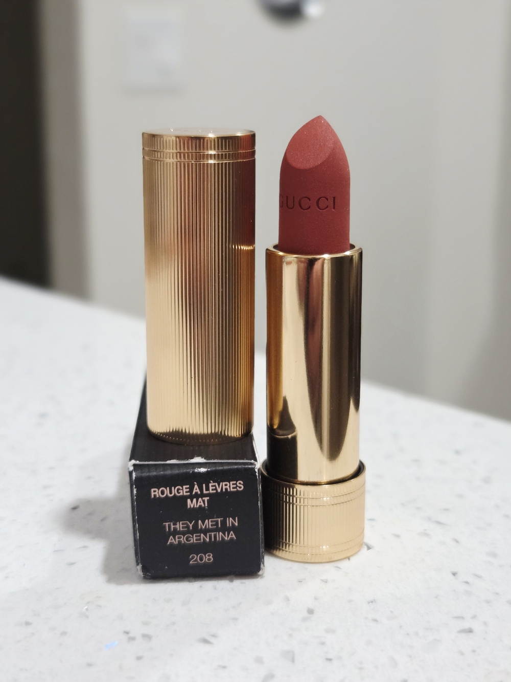 Gucci Matte Lipstick - They Met In Argentina 208